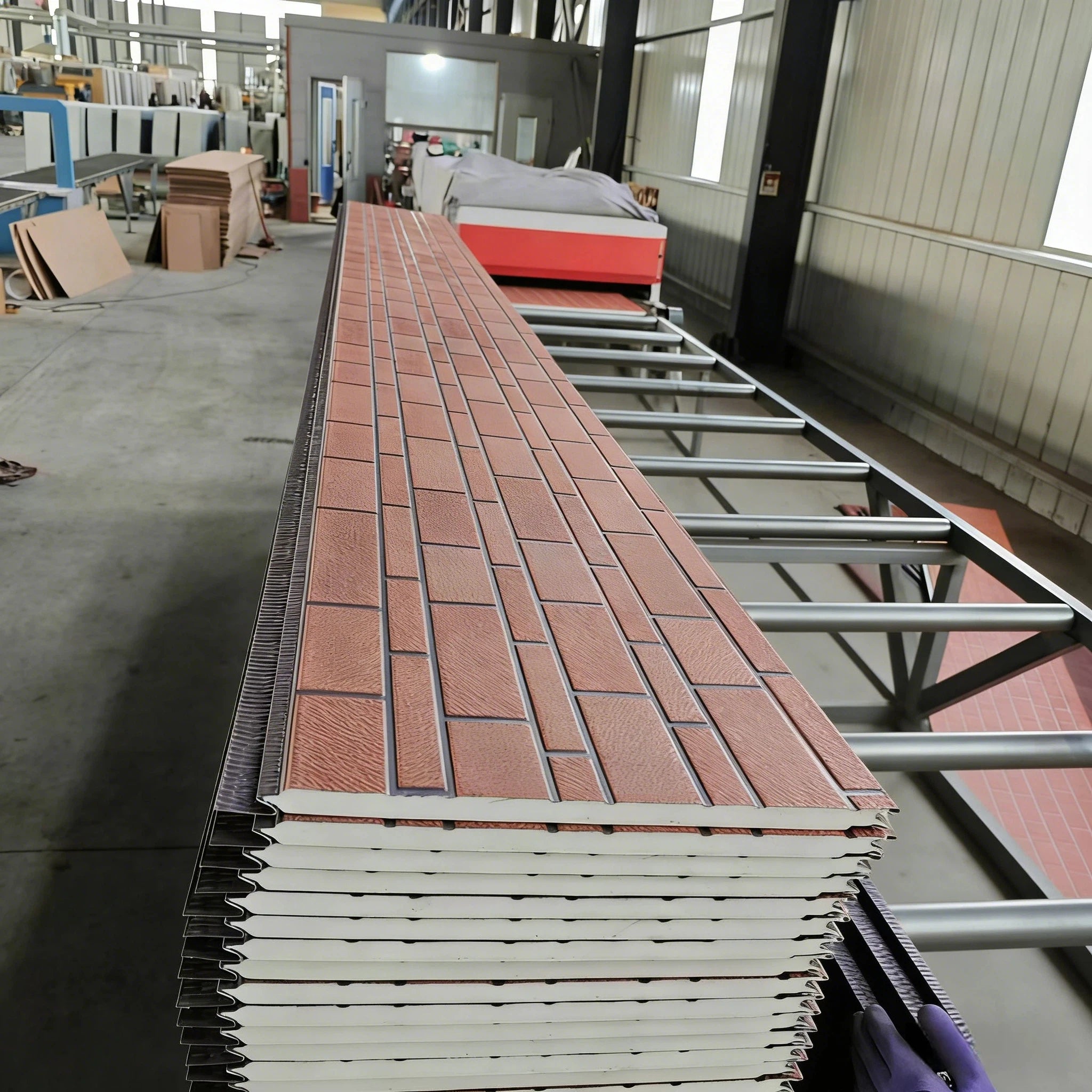 Factory Price Insulated Wall Roof Boards EPS Waterproof Sandwich Panels for Steel Warehouse Workshop Building