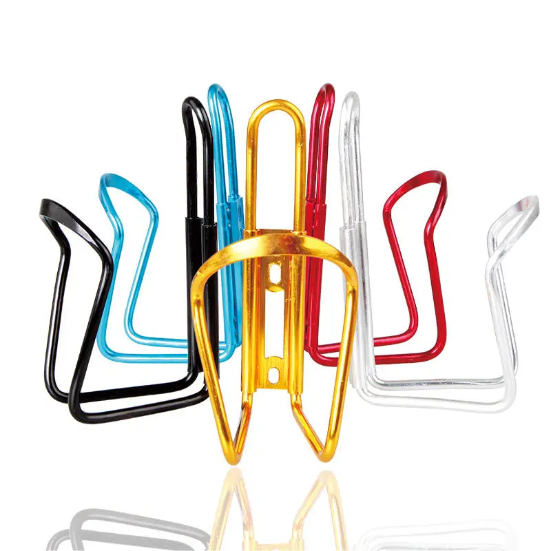 Simple Style Colorful Mountain Bike Aluminum Alloy Water Bottle Cage Bike Kettle Stand