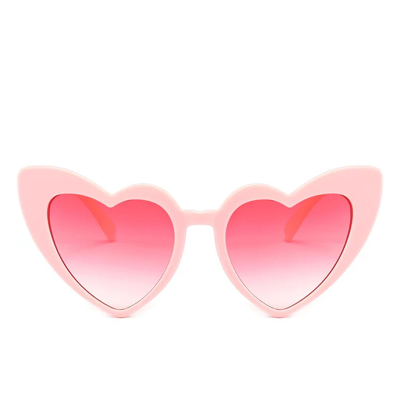 VIFF XY5716 Candy Color Lover Heart Shape Sun Glasses Wholesale Fashion Peach Shades Sunglasses