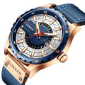 CURREN 8374 Watches Top New Fashion Leather Wristwatch Casual Quartz Mens Watch Wrist New Luminous Hands Clock Reloj Hombre