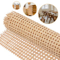Wholesale Bleached PVC Plastic Mesh Webbing Roll Raw Material Rattan Cane