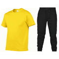 A83 2 Piece Tracksuit Summer T-Shirt Pants Set Casual Fitness Jogger Pants T Shirts Hip Hop Fashion Men's Tracksuit