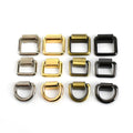 Meetee 15/16/19mm Alloy Screw Buckle Handbag Hardware Accessories O D Ring Bag Chain Side Clip