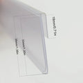 Plastic PVC Adhesive Price Plastic Strip Plastic Price Display Label Holder of Supermarket Shelf