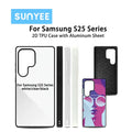 Sunyee Wholesale 2D TPU PC Custom Personalized Blank Sublimation Phone Cases for Samsung S25 Mobile Cover