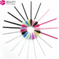 Wholesale Xmas Tree Shape Eyelash Extension Comb Wands Plastic Tube Mascara Wands Applicator Brush Custom Rhinestone Lash Brush