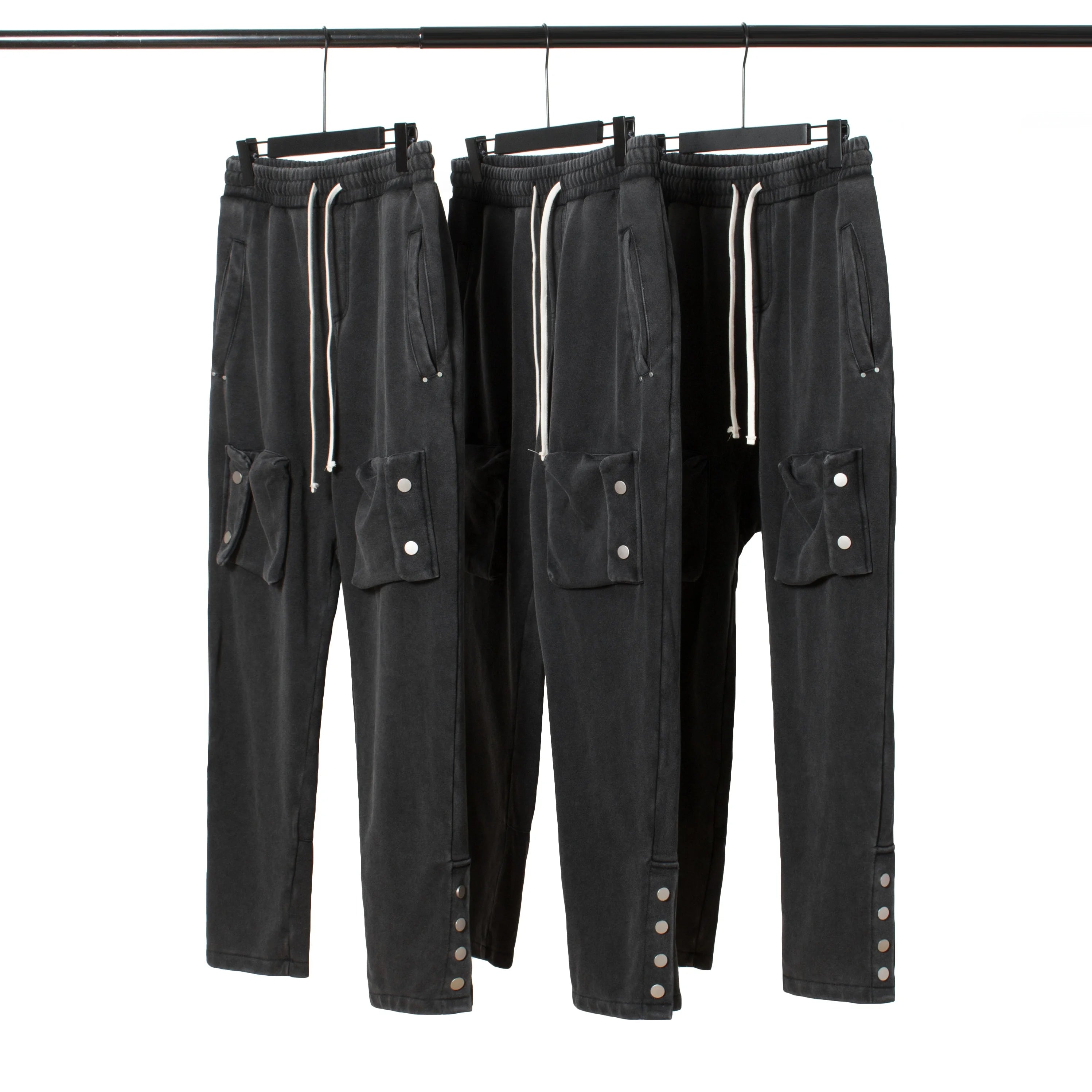 OEM Drop Crotch FOG Drop Shipping Stock Washed Cargo Sweater Trousers Pants