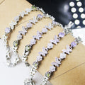 BMZ 2025 New White Gold Clover Bracelet 18K Gold Best Quality Ion Real Gold Flower Fashion Ethnic Bracelet