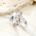 Wholesale Solid Silver Rings Nice Design Wedding Band Ring S925 Silver Jewelry Couple Ring