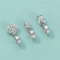 Fine Necklace Clasp 925 Sterling Silver Micro Zircon Pendant Clasps for Jewelry Jade Gemstone Clasp Making Finding