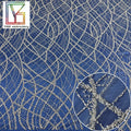 New Design Glitter Heavy Beads Sequins Luxury Fabric Bridal High Quality Weddings Dress White Mesh Embroidery Lace Fabric