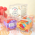 Personalized Clear Acrylic for s Wedding Favor Candy Cube Gift Box for Christmas Day Display Racks