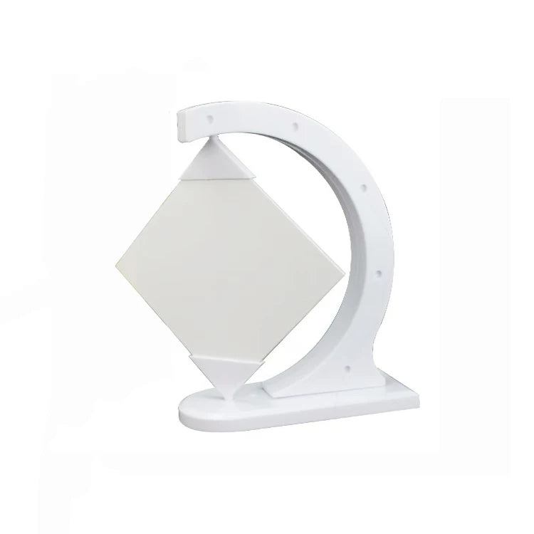 360 Rotate Customized Glass Photo Frame Sublimation Blank Display Photo Frame
