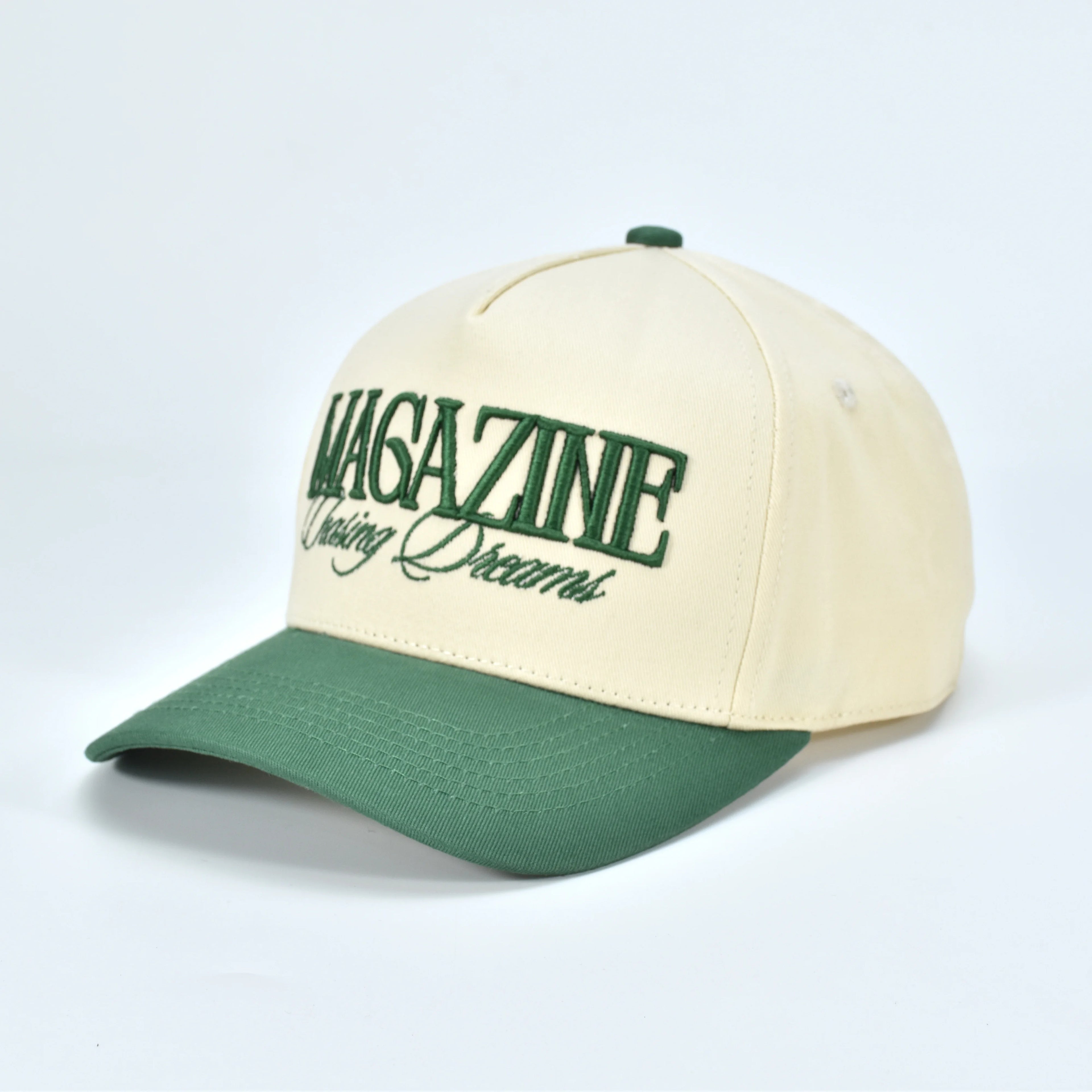 Outdoor Sun Protection Sport Hat Adjustable 5 Panel Trucker Hats 3D Embroidered 100% Cotton Unisex Vintage Two Tone Baseball Cap