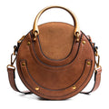 Trendy Ladies Fashion Mini Handbags Round Rivet Bags Leather Girls Shoulder Crossbody Designers Purses and Handbags for Women