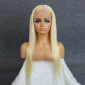Blonde 613 Full Lace Wig Bone Straight Wigs Human Hair Lace Frontal Glueless HD Transparent 360 Full Lace Virgin Hair Wigs