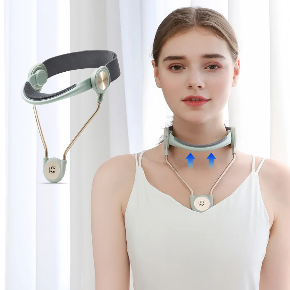 New Design Orthopedic Adjustable Neck Brace Tractor Support Traction Device Neck Decompression Machine PP ABS Material 12-Month