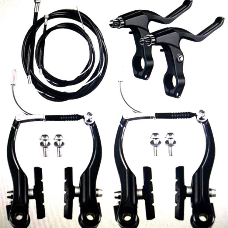High Quality BMX V-Brake Assembly Aluminum Alloy Disc Brake System with Caliper Brake Components and Lever Levers