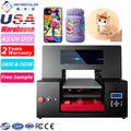 Refinecolor Wide Use A3 UV DTF Flatbed Sticker Printer Phone Case Tumbler Pen Golf Balls Printing Machine for Small Business