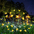 Solar Bee Garden Firefly Light 10 Led Outdoor Solar Garden Decoration Lamp Lights Waterproof Firefly Swaying Lights