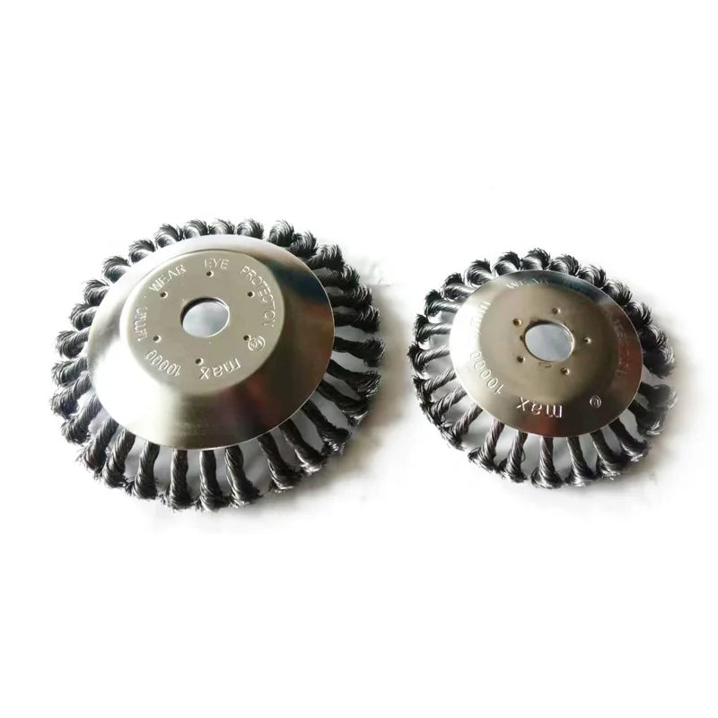 150mm/200mm Steel Wire Gasoline Hydraulic Grass Trimmer Head Rotary Weed Brush Cutter Blades Universal Parts Lawn Mower Garden