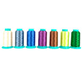 SAKURA Oeko-Tex 75D/2 High Tenacity Eco-Friendly Dyed Mercerized Filament Polyester Embroidery Thread for Hand Knitting Machine