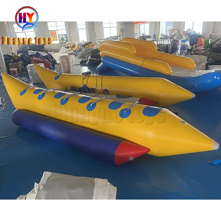 5 Persons Banana Boat Agua Inflable Water Sport Tube Banana Boat for Sale