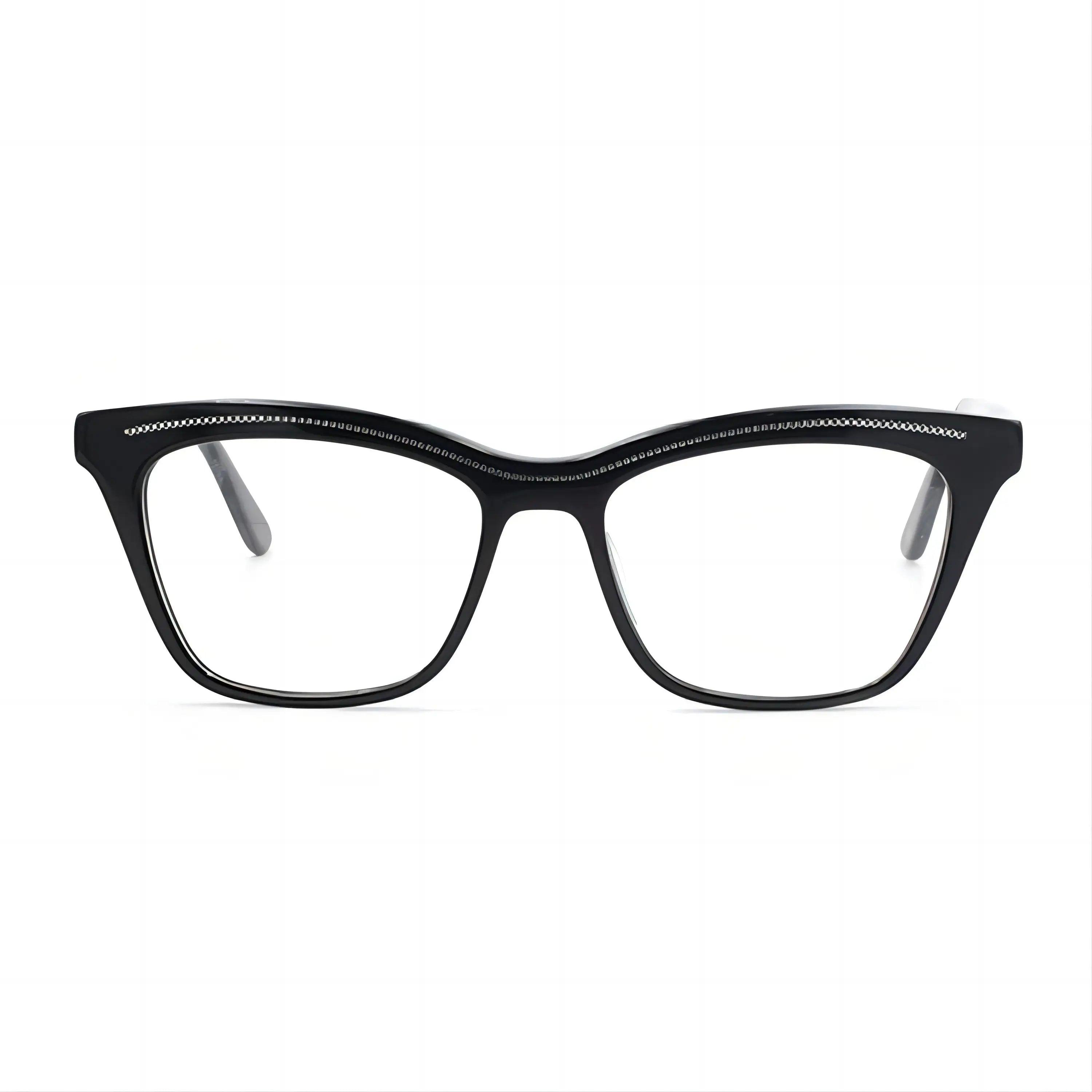 Customized Logo Special Design Acetate Laminate Eyeglasses Optical Glasses Eyewear for Men Women