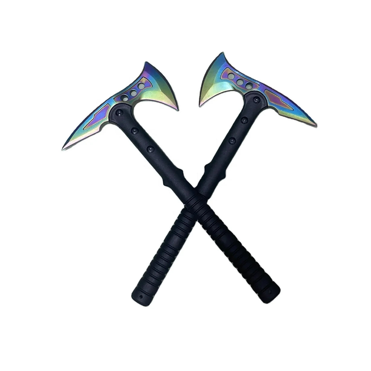 Chinese Colorful Axe Head Axt  Hunting Axe Nylon and Fiberglass Handle Hatchet Camping Outdoor Cutting Tomahawk