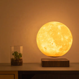 High Quality Moon Led Office Table Touch Control Magnetic Levitating Floating Pendant Home Light for Hotel Room Decoration