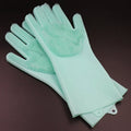 Ecofriendly Cleaning Gloves Silicone Dish Washing Gloves with Wash Scrubber