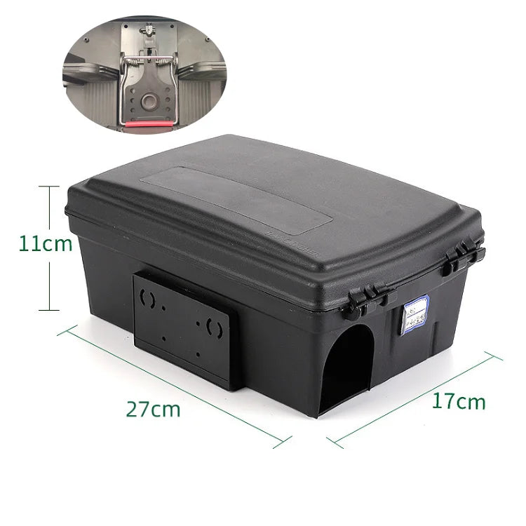 Solid Eco-Friendly Plastic Mice Control Baiting Stations Snap Trap Regular Design Black Jinglong Outdoor/Indoor Use
