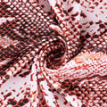 Factory Wholesale 97% Polyester 3% Spandex Snake Design Polyester Spandex Printed Fabric for Swimwear