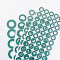 18650 21700 32650 White PET Insulator Insulation Washer Ring Battery Gasket