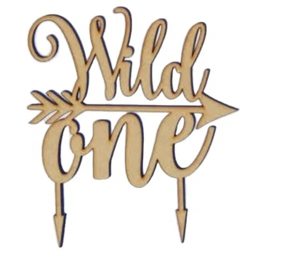 2018 Wild One Birthday Cake Topper First Birthday Cake Topper