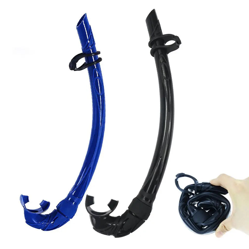 Factory Price Top-Diving Snorkel for Adults Full Silicone Curlable Open Top Design