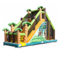 Inflatable Jungle Base Jump Obstacle GameObstacle Run Challenge Bouncer Gamebounce Jump
