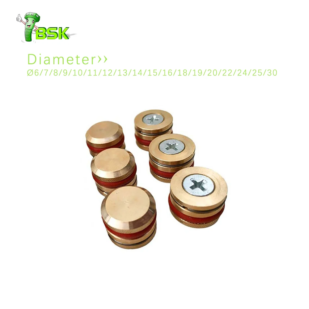 Factory Brass Inner Hexagonal Plug Fine Teeth British American Pressure Plugs Brass Screw