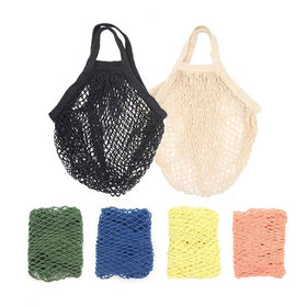 Custom Organic Cotton Net Shopping Tote Ecology Market String Mesh Bags for Grocery