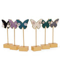 New Style Fashion Multi-color Butterfly Metal Base Jewelry Props Earrings Display Stand