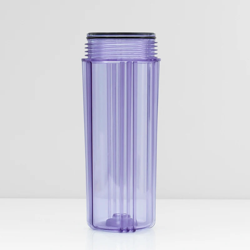 Hot 10-inch Type B Water Filter Housing Transparent White Blue Filter Housing for RO Reverse Osmosis