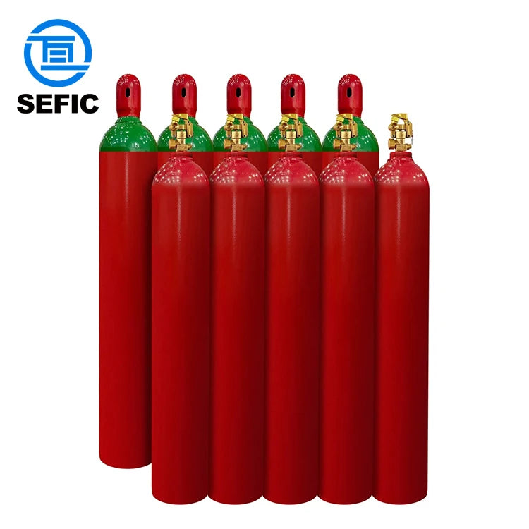 IG55 IG541 Factory Direct Sale Fire Extinguisher System Use 80L Inert Gas Cylinder