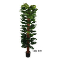 Factory Wholesale 6FT 180CM Artificial Plant Monstera Deliciosa Liebm Potted Plant Artificial Ornamental Real Touch Monstera