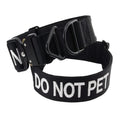 Wholesale Solid Pattern Heavy Duty Nylon Tactical Dog Collar Personalized with Alloy Ribbons for Large Breeds