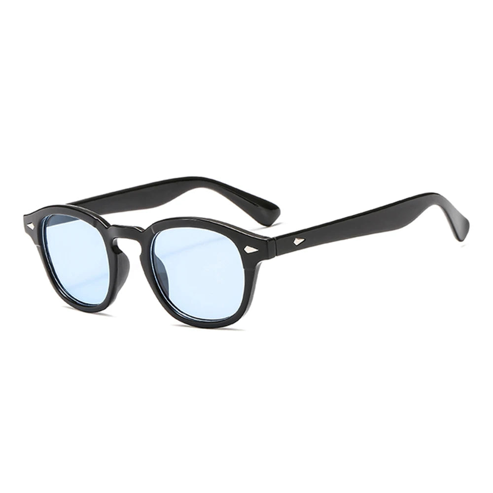 3019 Custom Blue Lenses Colorful and Fashion Pc Circular Sunglasses