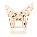 Creative Handmade Wooden Rubber Band Powered Robotic Arm Stem Toys Science Experiment