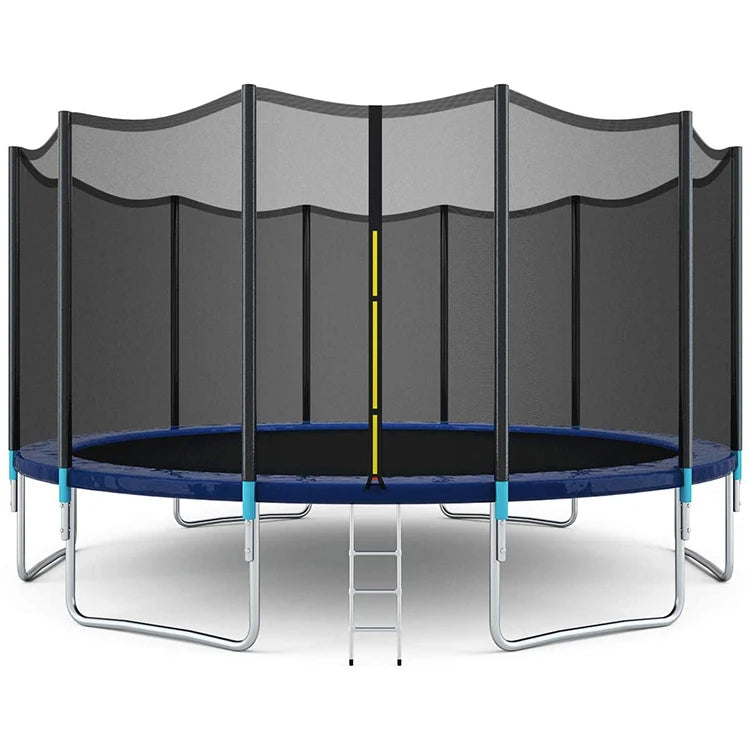 Stainless Steel Big Round Popular Indoor Outdoor Trampolines Park10ft 12ft 14ft Large Trampoline Sales With Safety Net