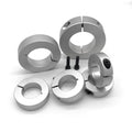 Aluminium Oxide Black SCSAW Models CNC Machining Parts Mountable Shaft Lock Collars Split Collars Shafts Lock Collars
