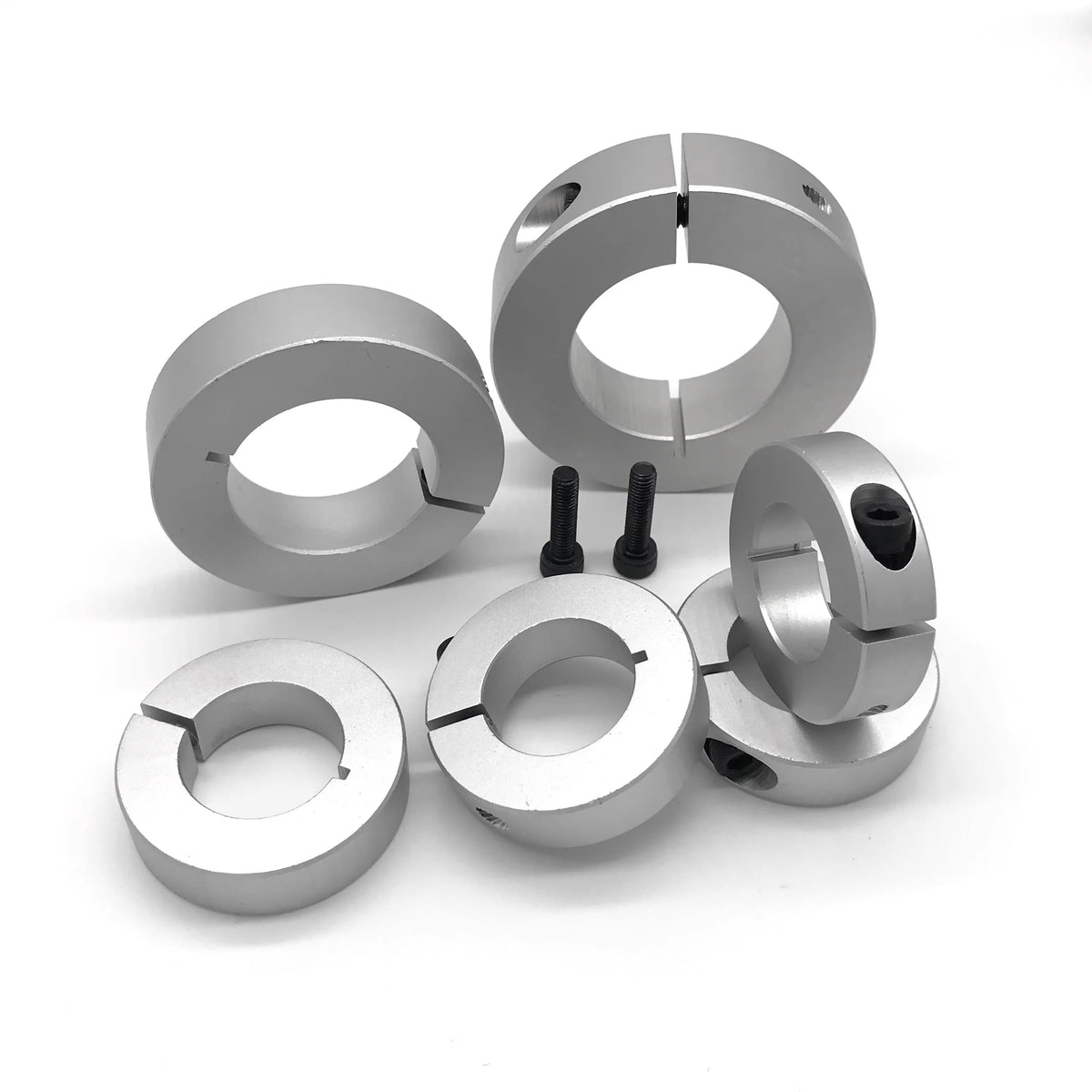 Aluminium Oxide Black SCSAW Models CNC Machining Parts Mountable Shaft Lock Collars Split Collars Shafts Lock Collars