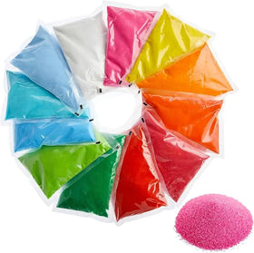 Artificially Dyed Crystal Coloured Fine Quartz Sand for Landscape & Swimming Pool Decoration Sand with Textured Color